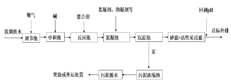 垃圾焚燒電廠洗煙廢水處理技術